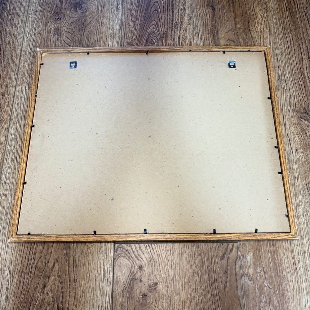 Vintage Collage Picture Frames Wood Photo Frames with Mats 17x21 Collage MCM 90s - Picture 5 of 8